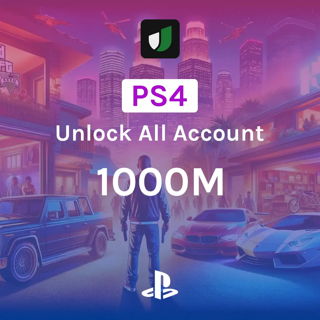 PS4 Unlock All Account 1000M