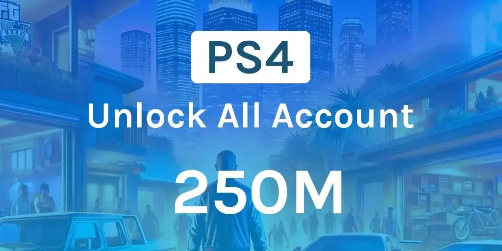 PS4 Unlock All Account 250M